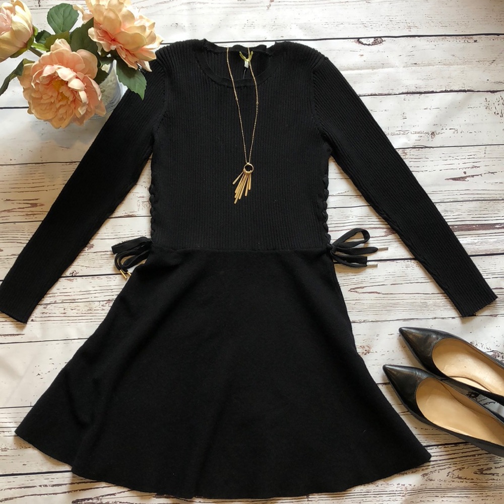 Gianni Bini black “Betty knit dress”  size XL